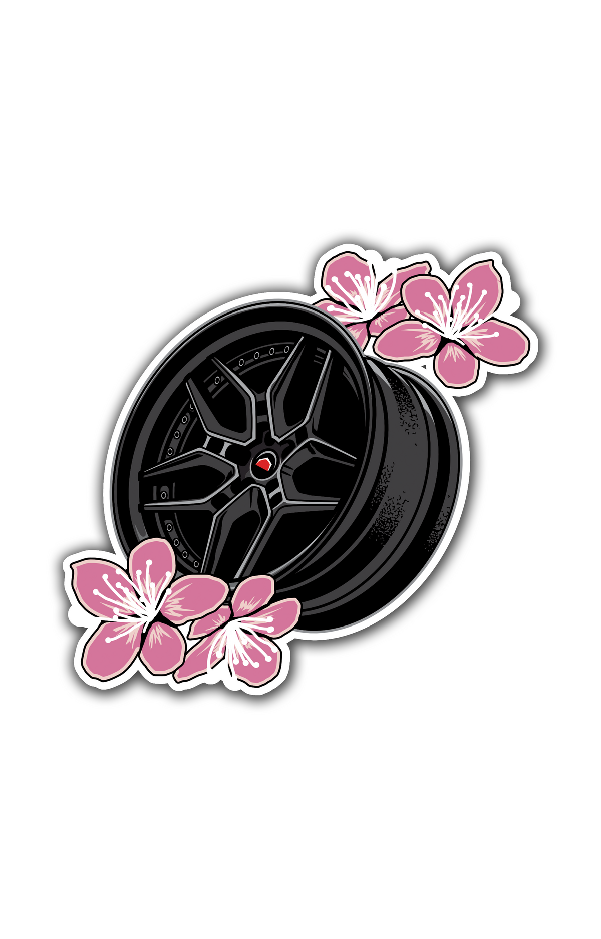 Cheel Sticker Blossom Wheel Sticker – AXM Garage