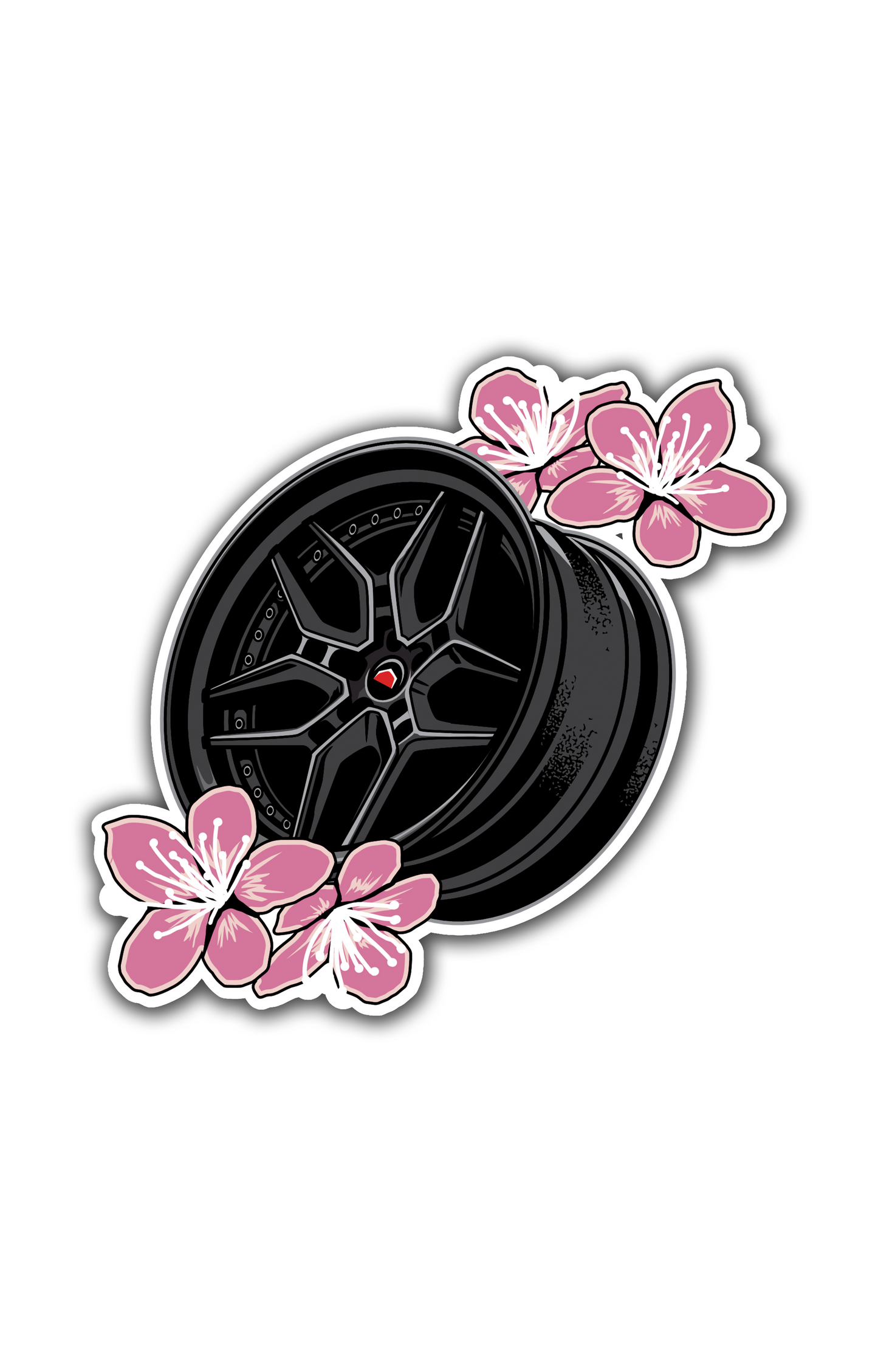 Blossom Wheel Sticker