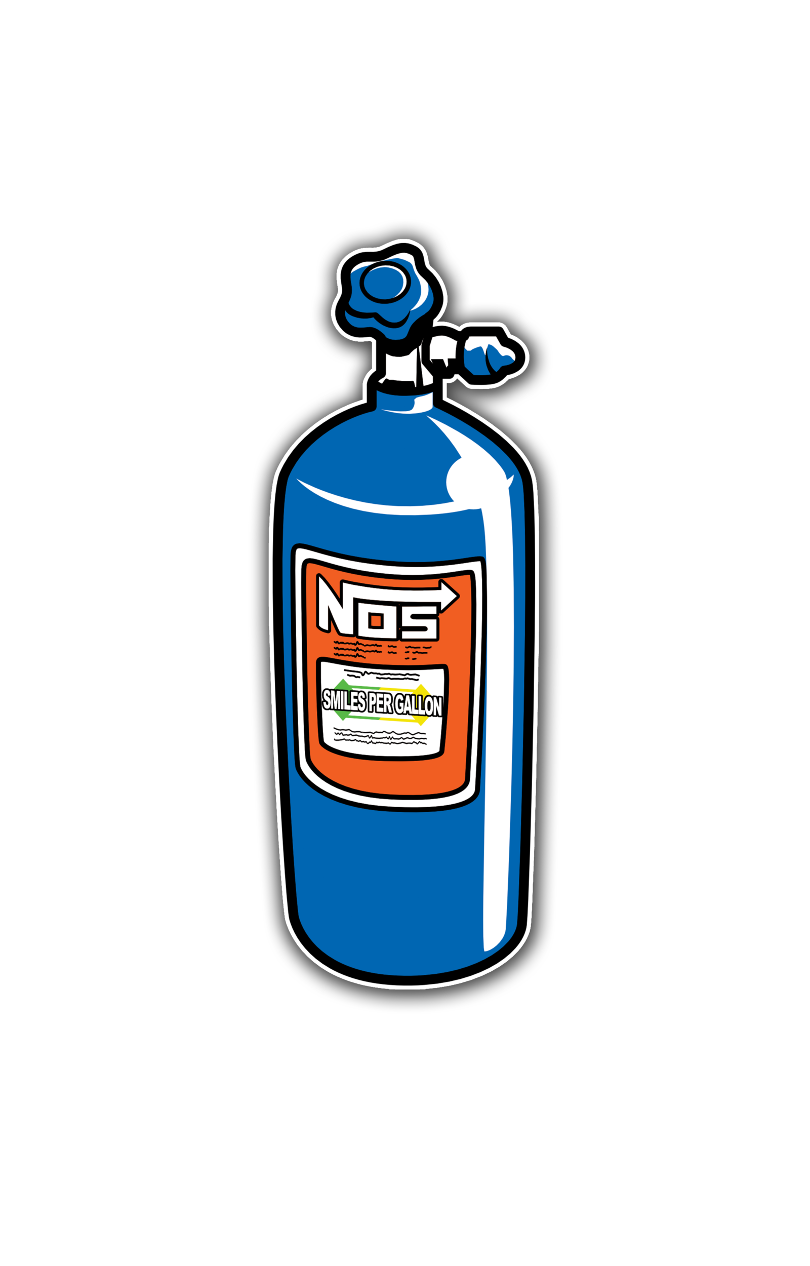 Gal Sticker Smiles Per Gallon Sticker – AXM Garage