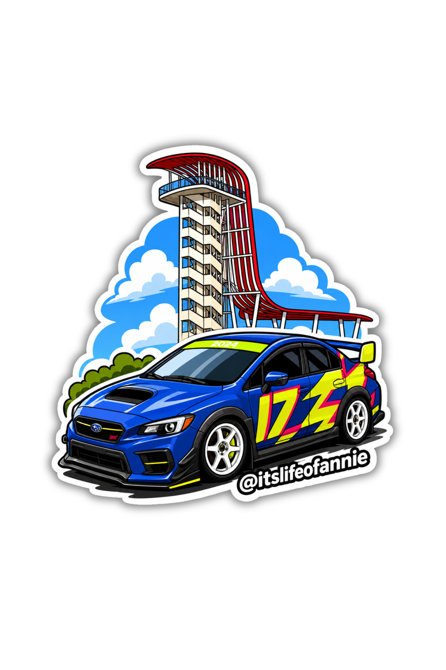 COTA Race Day Special Sticker